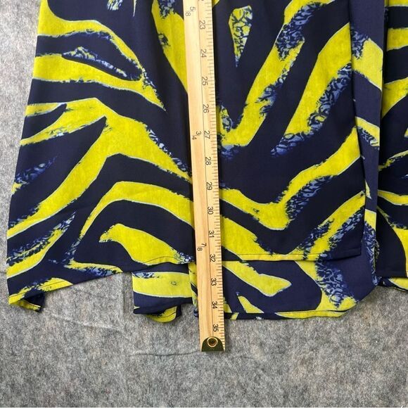 SUSAN GRAVER PRINTED CHIFFON OPEN VEST TOP QVC SIZE 24W #107 - Picture 8 of 10